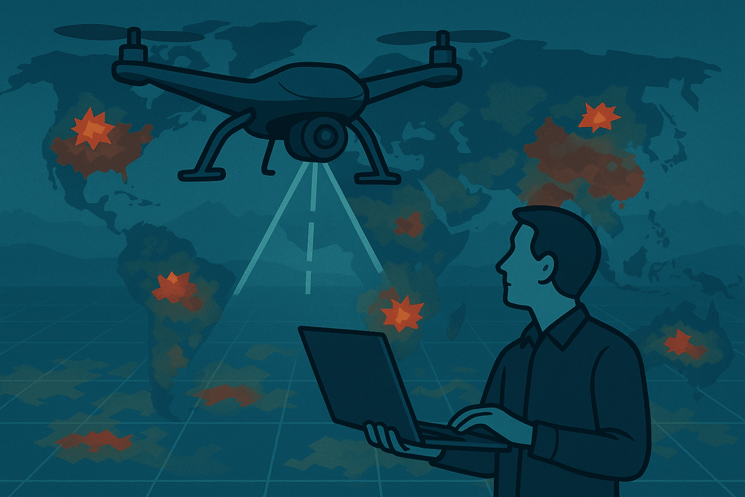 How Drones, IIoT, and Cybersecurity Are Redefining Modern Warfare
